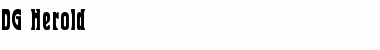 Download DG_Herold Font Download DG_Herold Font
