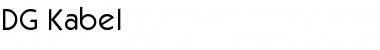 Download DG_Kabel Font