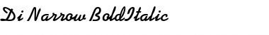 Download Di Narrow Font