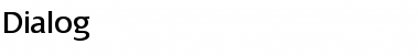 Download Dialog Font
