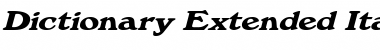 Download DictionaryExtended Font Download DictionaryExtended Font