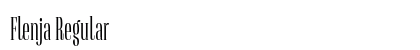 Flenja Regular preview