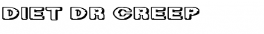 Download Diet Dr. Creep Font Download Diet Dr. Creep Font
