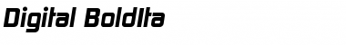 Download Digital-BoldIta Font Download Digital-BoldIta Font