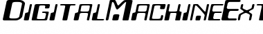 Download DigitalMachineExtended Font Download DigitalMachineExtended Font