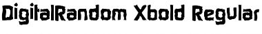 DigitalRandom-Xbold Font