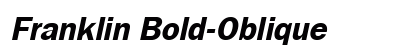 Franklin Bold-Oblique Preview