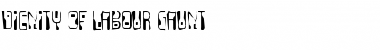 Download Dignity Of Labour Gaunt Font Download Dignity Of Labour Gaunt Font