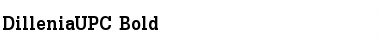 Download DilleniaUPC Font