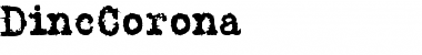 Download DincCorona Font Download DincCorona Font