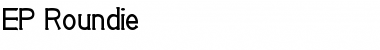 Download EP Roundie Font