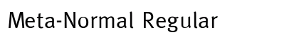 Meta-Normal Regular preview
