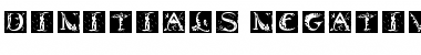 Download Dinitials Negative ITC TT Font Download Dinitials Negative ITC TT Font