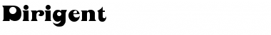 Download Dirigent Font Download Dirigent Font