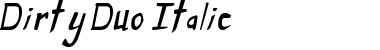 Download Dirty Duo Font