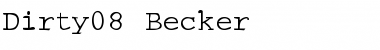 Download Dirty08 Becker Font