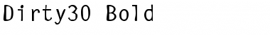Download Dirty30 Font