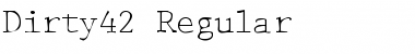 Download Dirty42 Font