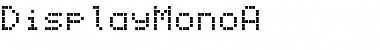 Download DisplayMonoA Font