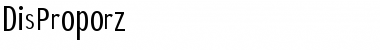 Download DisProporz Font