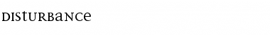 Download Disturbance Font