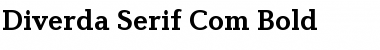 Download Diverda Serif Com Bold Font