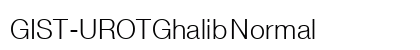 GIST-UROTGhalib Normal Font GIST-UROTGhalib Normal Font Preview