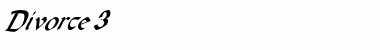 Download Divorce 3 Font