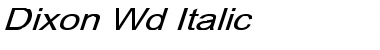 Download Dixon Wd Italic Font Download Dixon Wd Italic Font