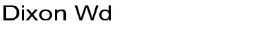 Download Dixon Wd Font Download Dixon Wd Font