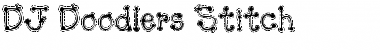 Download DJ Doodlers Stitch Font Download DJ Doodlers Stitch Font