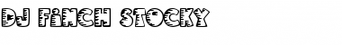 Download DJ Finch Stocky Font Download DJ Finch Stocky Font