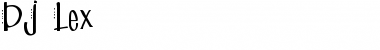 Download DJ Lex Font Download DJ Lex Font