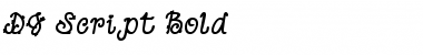 Download DJ Script Bold Font