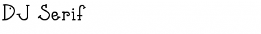 Download DJ Serif Font Download DJ Serif Font
