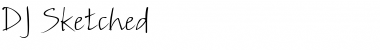 Download DJ Sketched Font Download DJ Sketched Font