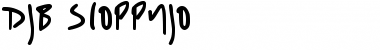 Download DJB SLOPPYJO Font Download DJB SLOPPYJO Font