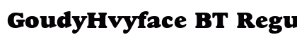 GoudyHvyface BT Regular