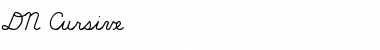 Download DN Cursive Font Download DN Cursive Font