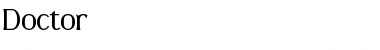Download Doctor Font Download Doctor Font