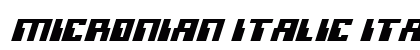 Micronian Italic Italic preview