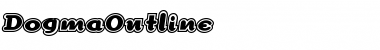 Download DogmaOutline Font