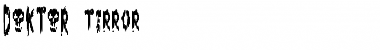 Download DOKTOR terror Font Download DOKTOR terror Font