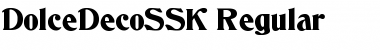 Download DolceDecoSSK Font Download DolceDecoSSK Font