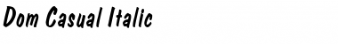 Download Dom Casual Font Download Dom Casual Font