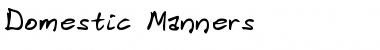 Download Domestic Manners Font Download Domestic Manners Font