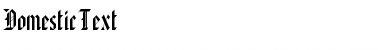 Download DomesticText Font