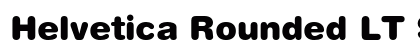Helvetica Rounded LT Std Black preview