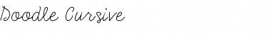 Download Doodle Cursive Regular Font Title Preview