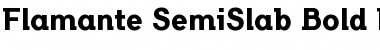 Download Flamante SemiSlab Bold Font